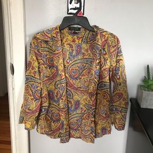 Ralph Lauren paisley button down!
